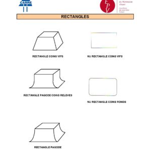 Carcasses Abat-jour Rectangle