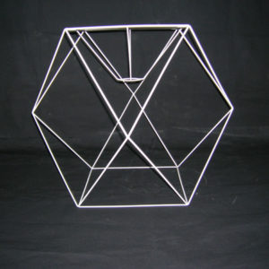 Carcasse abat-jour Cube à facettes
