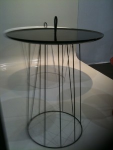 Pied de table noir pour Superette