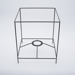 abat-jour cube avec pieds