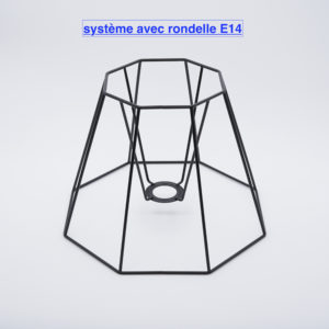 carcasse d'abat-jour avec rondelle E14 dans le catalogue des formes classiques