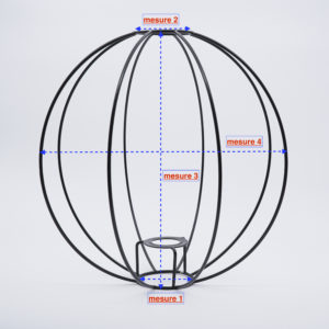 Mesurer une carcasse boule