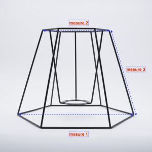 Mesurer une carcasse 6 pans simple