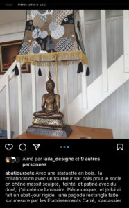 Lampe sur pied abatjouretc