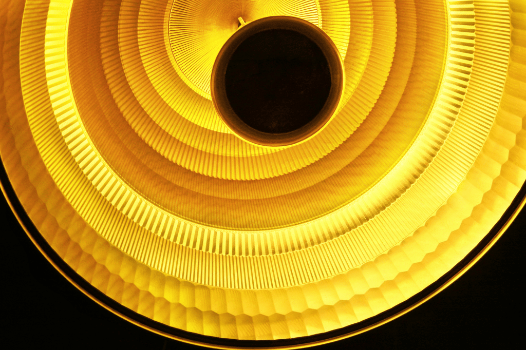 intérieur d'une lampe