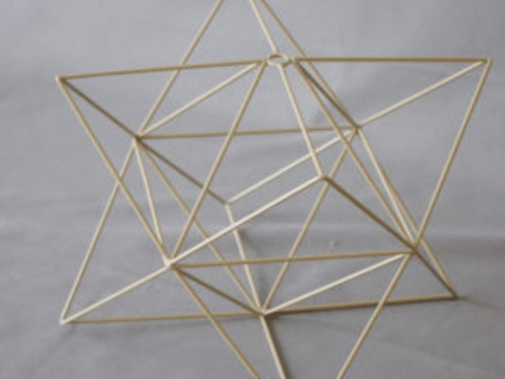 carcasse en forme d'étoile 3D