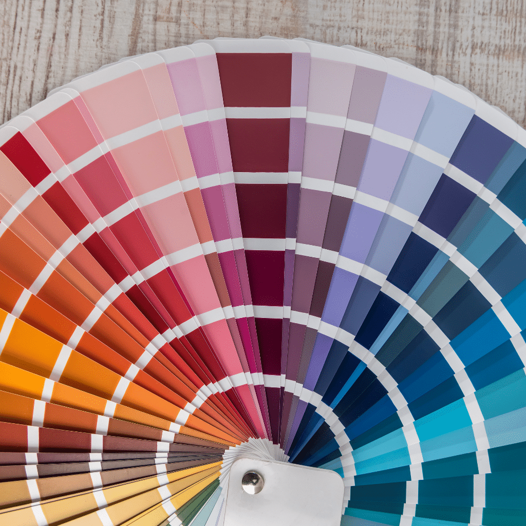 nuancier choix de couleurs